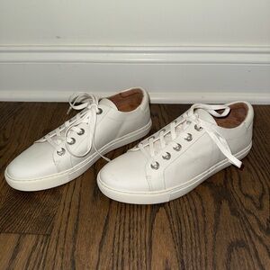 Gentle Souls by Kenneth Cole White Leather Sneakers